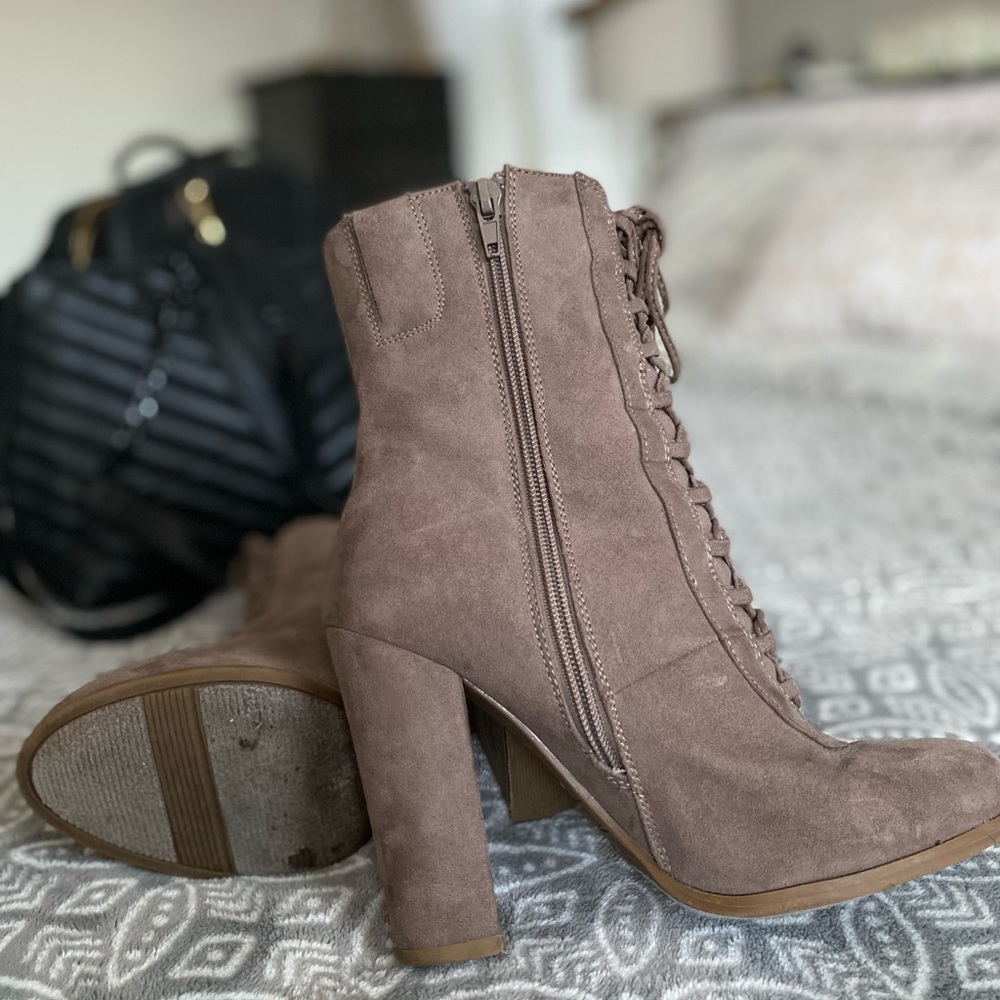 Suede Booties